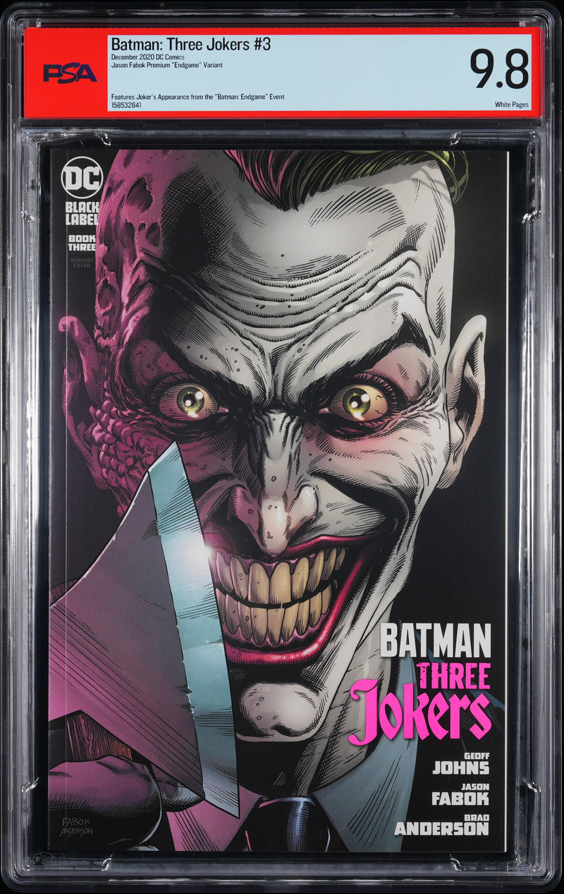 BATMAN: THREE JOKERS (2020) #3 ENDGAME VARIANT PSA 9.8