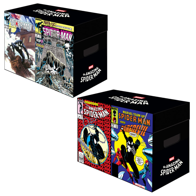 MARVEL GRAPHIC COMIC BOX SPIDER-MAN BLACK COSTUME SAGA