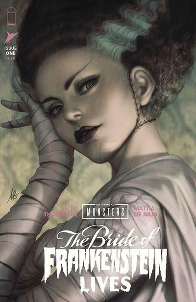 UNIVERSAL MONSTERS THE BRIDE OF FRANKENSTEIN LIVES (2026) #1 CVR J STANLEY ARTGERM LAU FOIL VAR