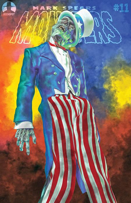 MARK SPEARS MONSTERS (2024) #11 CVR D MARK SPEARS RED WHITE & DEAD