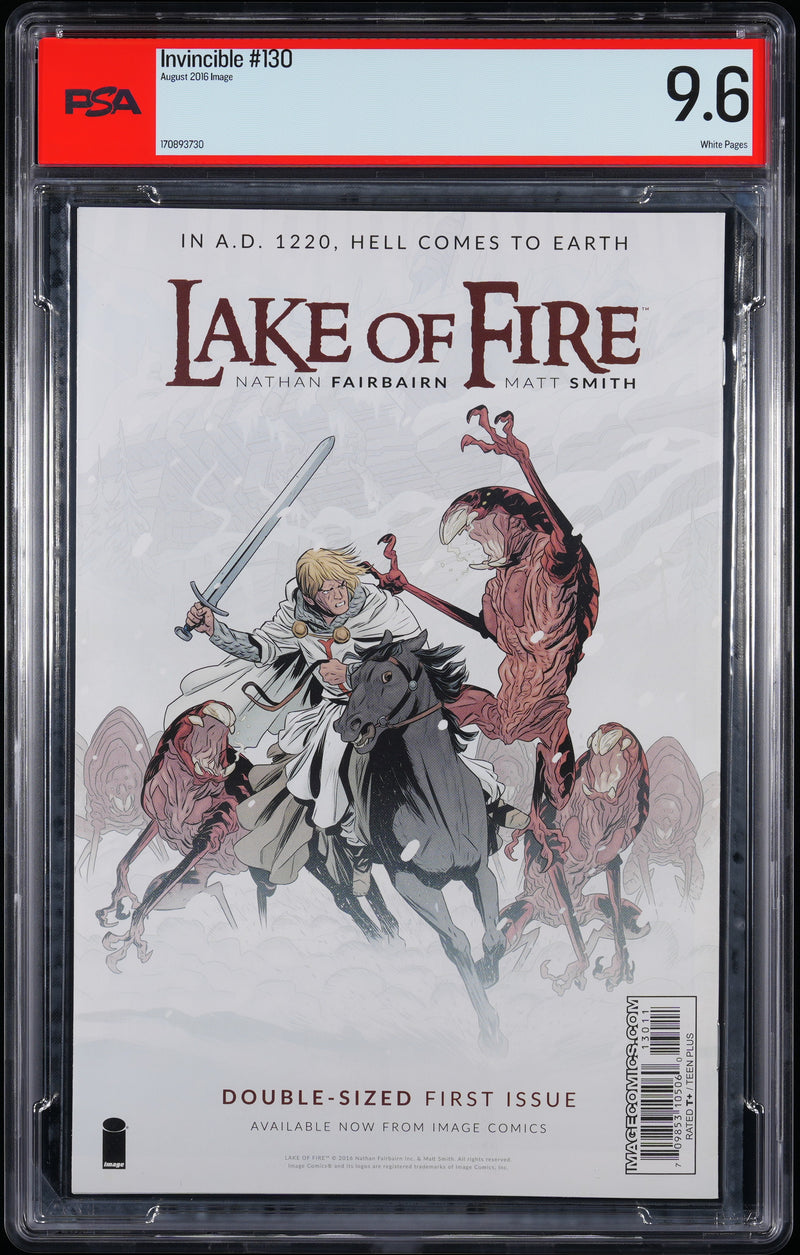 INVINCIBLE (2003) #130 PSA 9.6 (COMIC SLAB IN REVERSE)