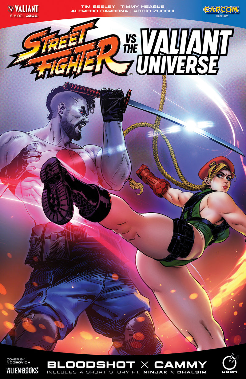 STREET FIGHTER VS THE VALIANT UNIVERSE SPECIAL (2026) #1 (ONE SHOT) CVR D NOOBOVICH