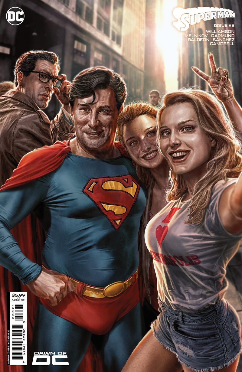 SUPERMAN VOL 7 (2023) #8 CVR B LEE BERMEJO CARD STOCK VAR