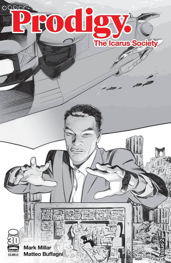 PRODIGY ICARUS SOCIETY (2022) #2 CVR B BUFFAGNI B&W