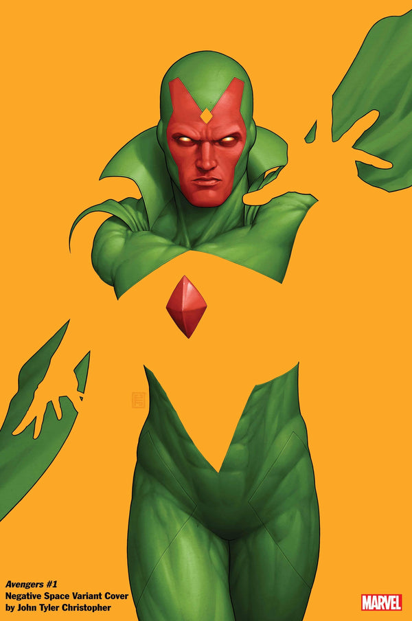 AVENGERS VOL 8 #1 JOHN TYLER CHRISTOPHER NEGATIVE SPACE VAR
