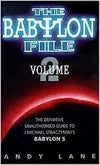 THE BABYLON FILE DEFINITIVE UNAUTHORISED GUIDE TO BABYLON 5 (1997) SET OF TWO