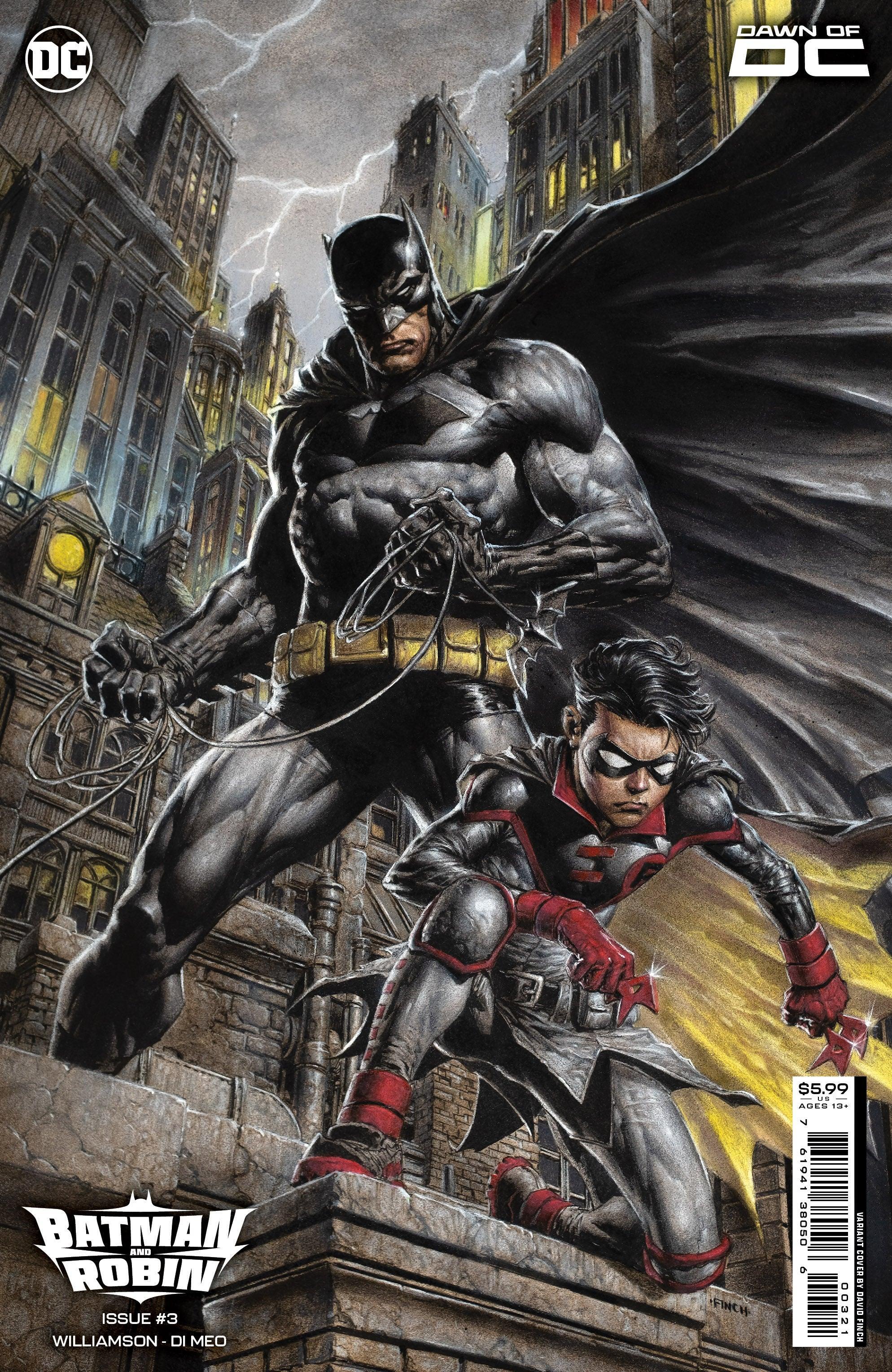 BATMAN AND ROBIN VOL 3 (2023) #3 CVR B DAVID FINCH CARD STOCK VAR - Kings Comics