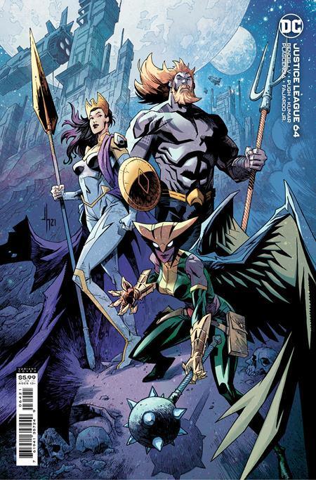 JUSTICE LEAGUE VOL 4 #64 CVR B JASON HOWARD CARD STOCK VAR