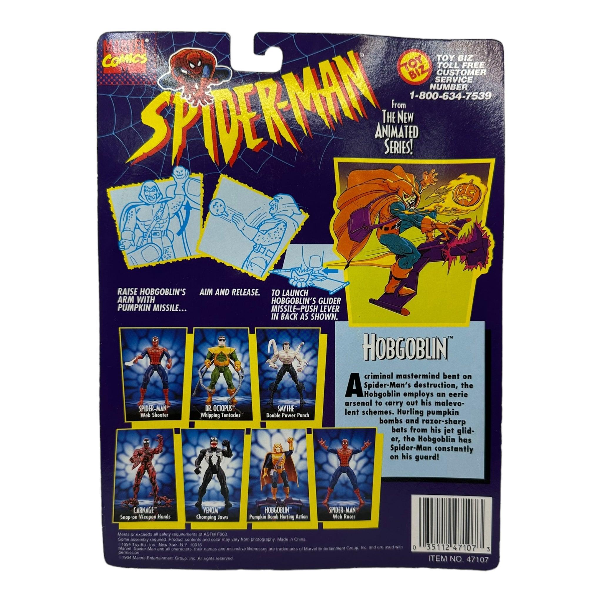 1994 TOYBIZ SPIDER-MAN ANIMATED SERIES 1 HOBGOBLIN AF - Kings Comics