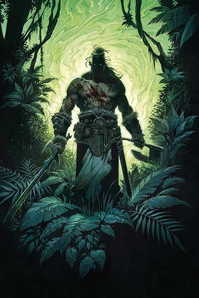 CIMMERIAN BEYOND THE BLACK RIVER #1 CVR G 20 COPY JEAN VIRGIN INCV - (HAS FAULT SEE NOTES)