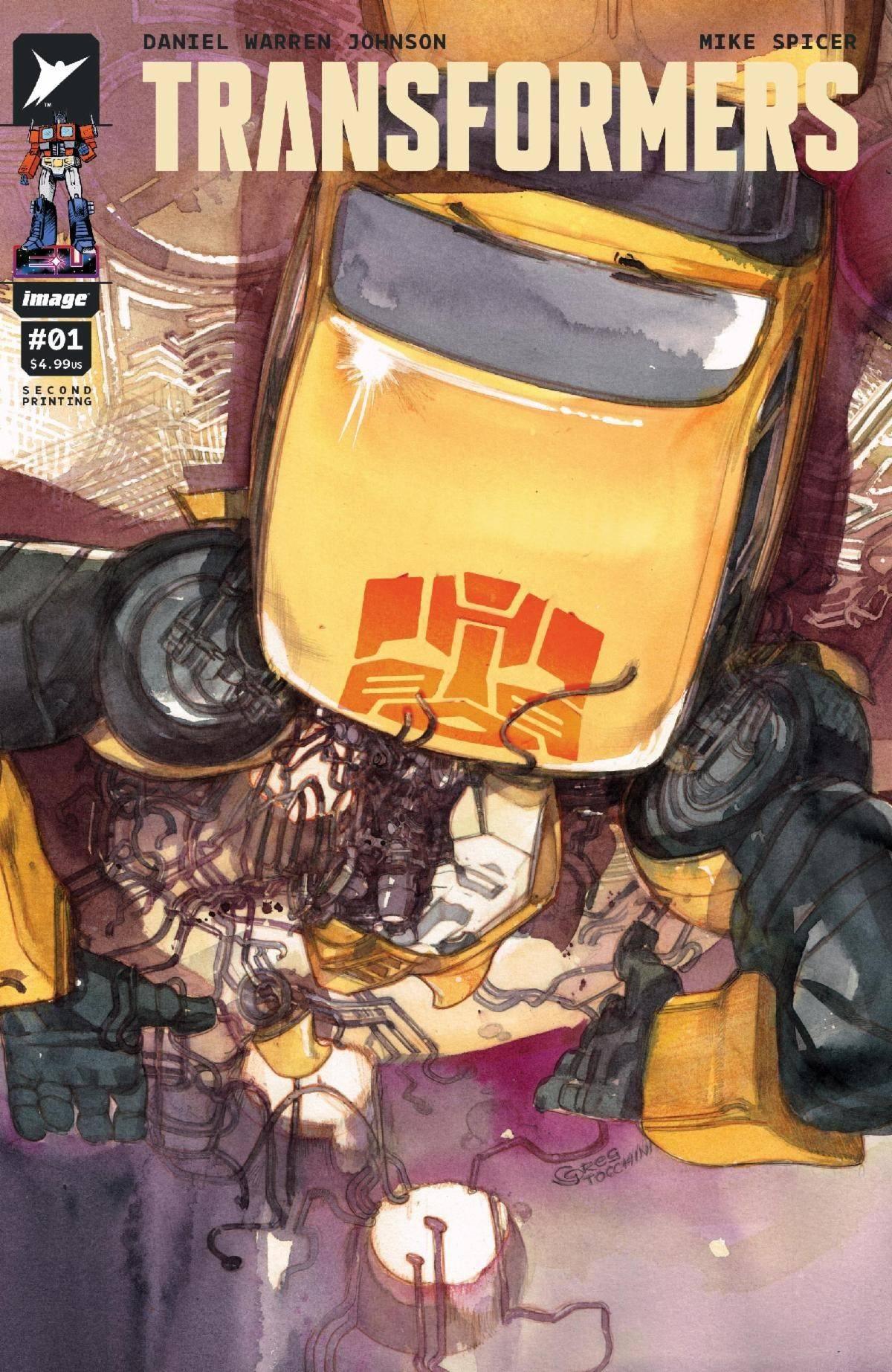 TRANSFORMERS VOL 5 (2023) #1 CVR E 2ND PTG TOCCHINI - Kings Comics