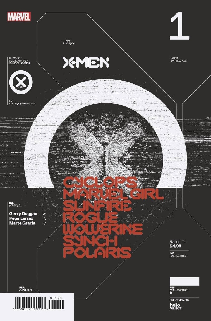 X-MEN VOL 6 (2021) #1 MULLER DESIGN VAR
