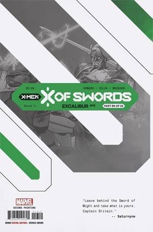 EXCALIBUR VOL 4 #13 2ND PTG VAR XOS