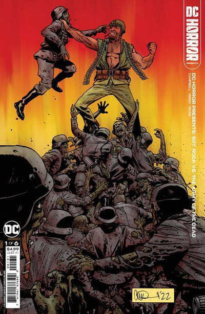 DC HORROR PRESENTS SGT ROCK VS THE ARMY OF THE DEAD #1 CVR D INC 1:25 CHARLIE ADLARD CARD STOCK VAR