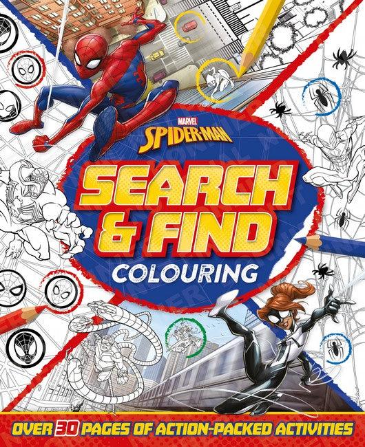 SPIDER-MAN SEARCH & FIND COLOURING IN BOOK - Kings Comics