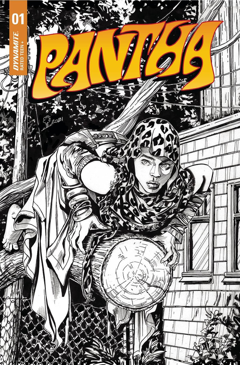 PANTHA VOL 3 #1 CVR G 10 COPY INCV PIANTA B&W