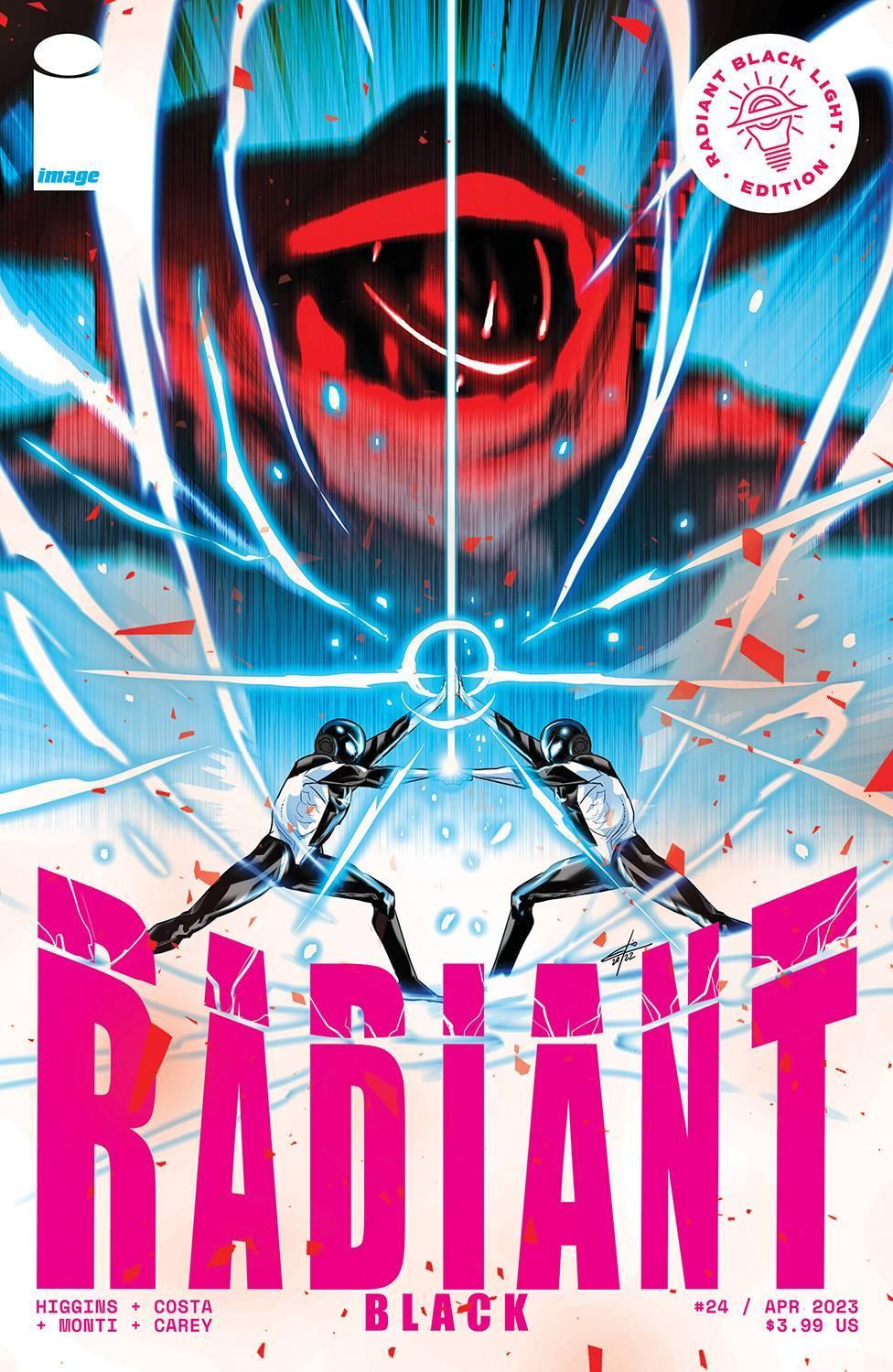 RADIANT BLACK (2021) #24 CVR D BLACKLIGHT ED - Kings Comics