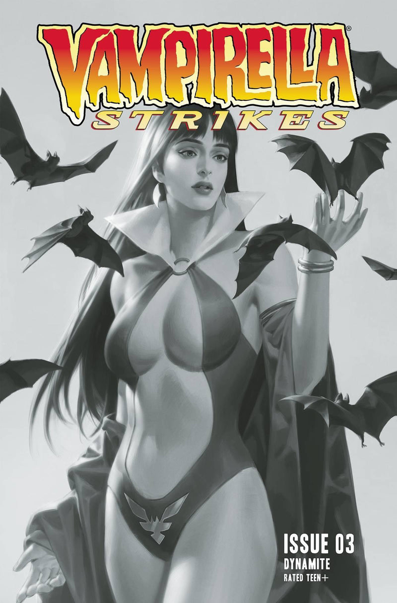 VAMPIRELLA STRIKES VOL 3 #3 CVR I 25 COPY INCV YOON B&W