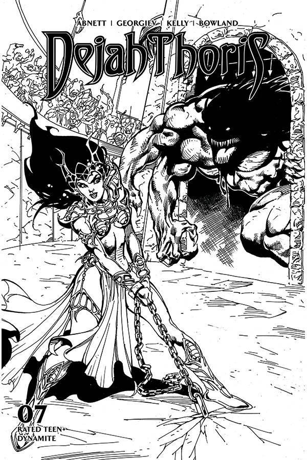 DEJAH THORIS VOL 3 #7 7 COPY CASTRO B&W FOC INCV