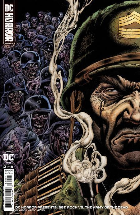 DC HORROR PRESENTS SGT ROCK VS THE ARMY OF THE DEAD #2 CVR C INC 1:25 KYLE HOTZ CARD STOCK VAR - Kings Comics