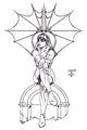 VAMPIRELLA DARK POWERS #2 30 COPY LINSNER B&W VIRGIN INCV