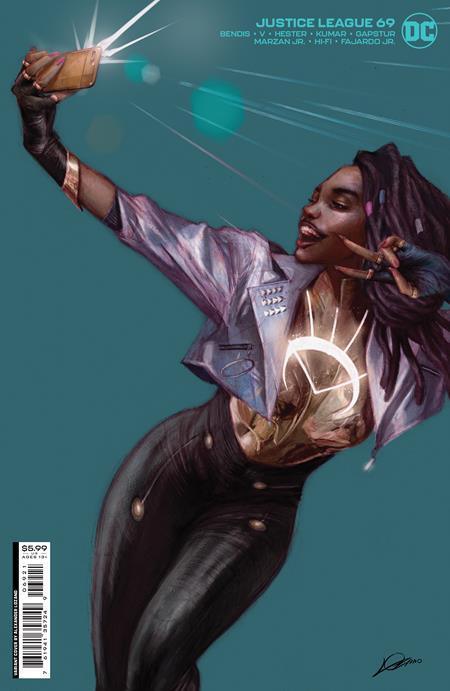 JUSTICE LEAGUE VOL 4 #69 CVR B ALEXANDER LOZANO CARD STOCK VAR