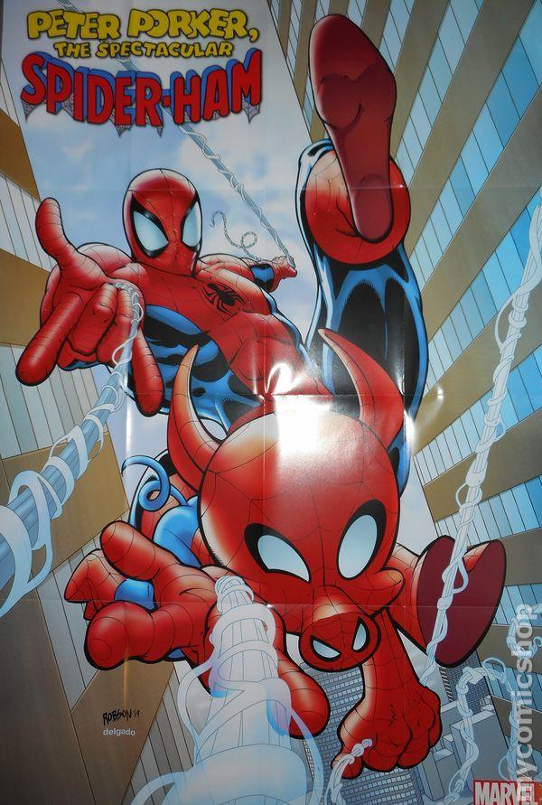 PETER PORKER SPECTACULAR SPIDER-HAM WILL ROBSON FOLDED PROMO POSTER