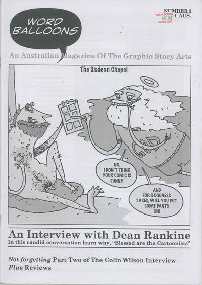 WORD BALLOONS #3 - AN AUSTRALIAN MAGAZINE OF THE GRAPHIC STORY ARTS