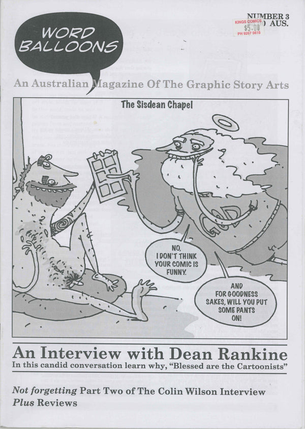 WORD BALLOONS #3 - AN AUSTRALIAN MAGAZINE OF THE GRAPHIC STORY ARTS