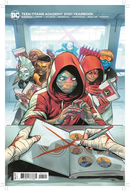 TEEN TITANS ACADEMY 2021 YEARBOOK #1 CVR B RAFA SANDOVAL CARD STOCK VAR - Kings Comics