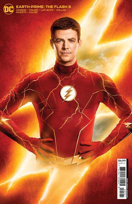 EARTH-PRIME #5 THE FLASH CVR B PHOTO CARD STOCK VAR