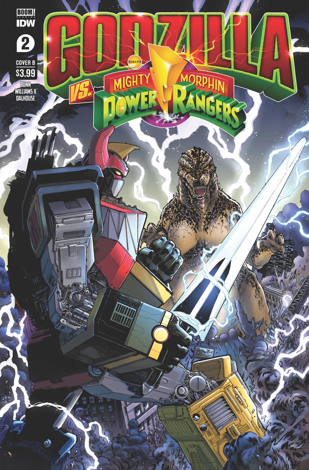 GODZILLA VS POWER RANGERS #2 CVR B NETHO DIAZ - Kings Comics