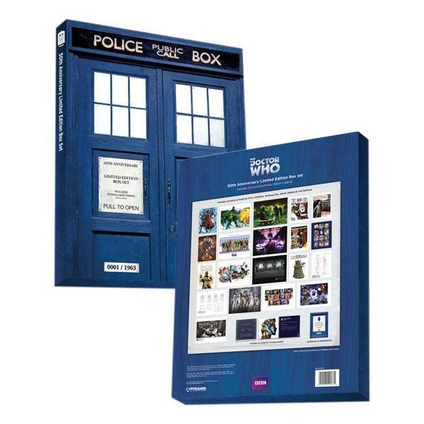 DOCTOR WHO 50TH ANNIVERSARY LTD ED TARDIS BOX SET
