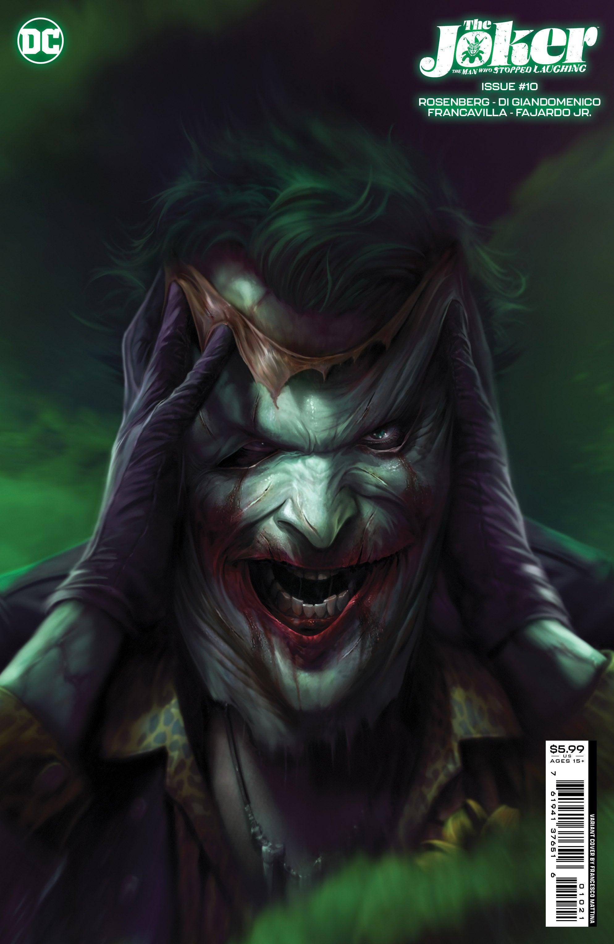 JOKER THE MAN WHO STOPPED LAUGHING (2022) #10 CVR B FRANCESCO MATTINA VAR - Kings Comics