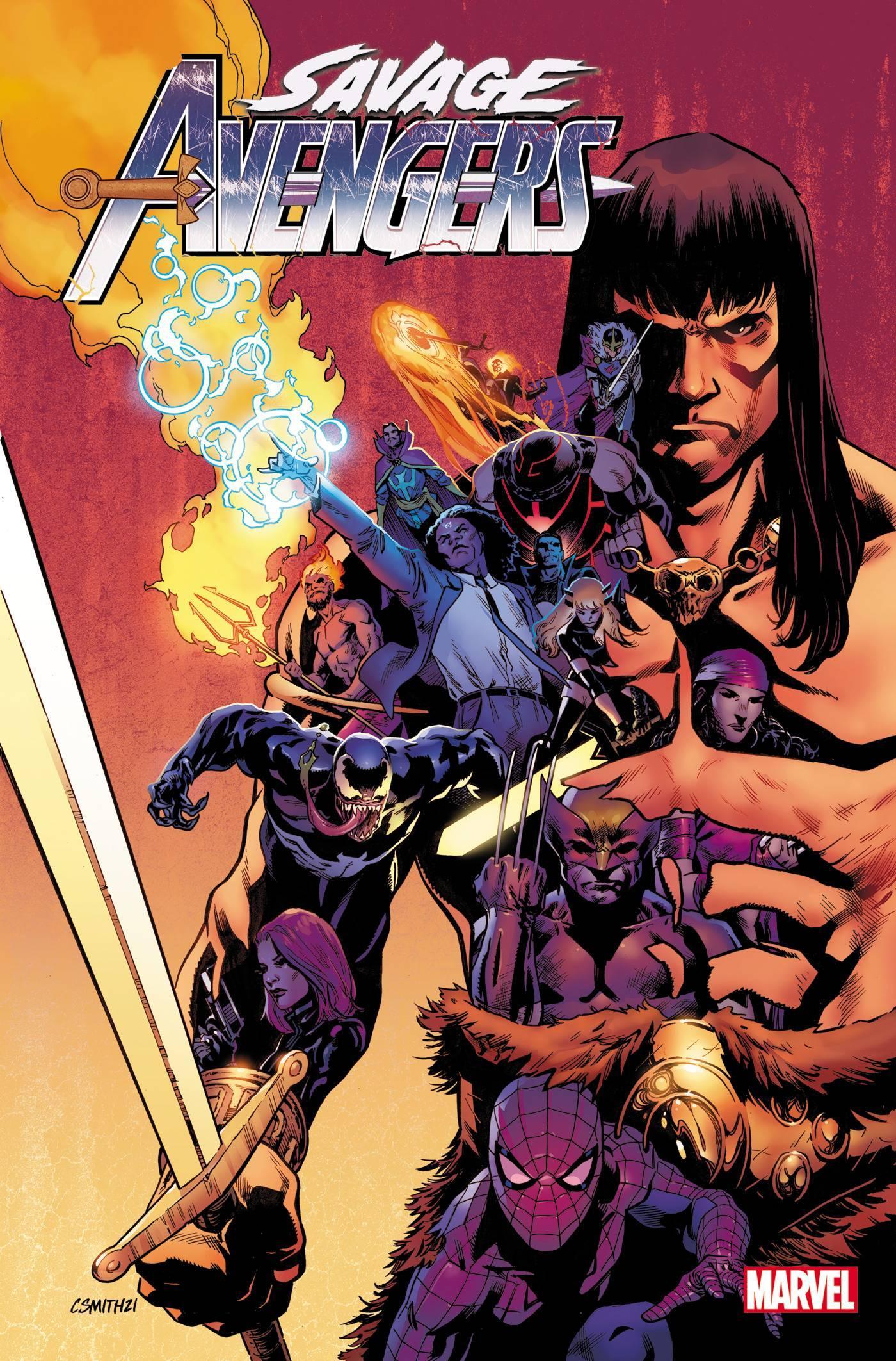 SAVAGE AVENGERS #25 SMITH VAR - Kings Comics