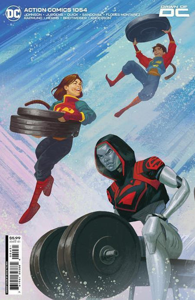 ACTION COMICS VOL 2 #1054 CVR C DAVID TALASKI SUPER-WORKOUT CONNECTING CARD STOCK VAR