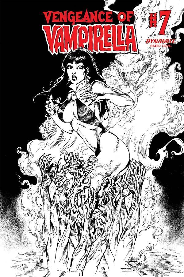 VENGEANCE OF VAMPIRELLA VOL 2 #7 11 COPY CASTRO B&W FOC INCV