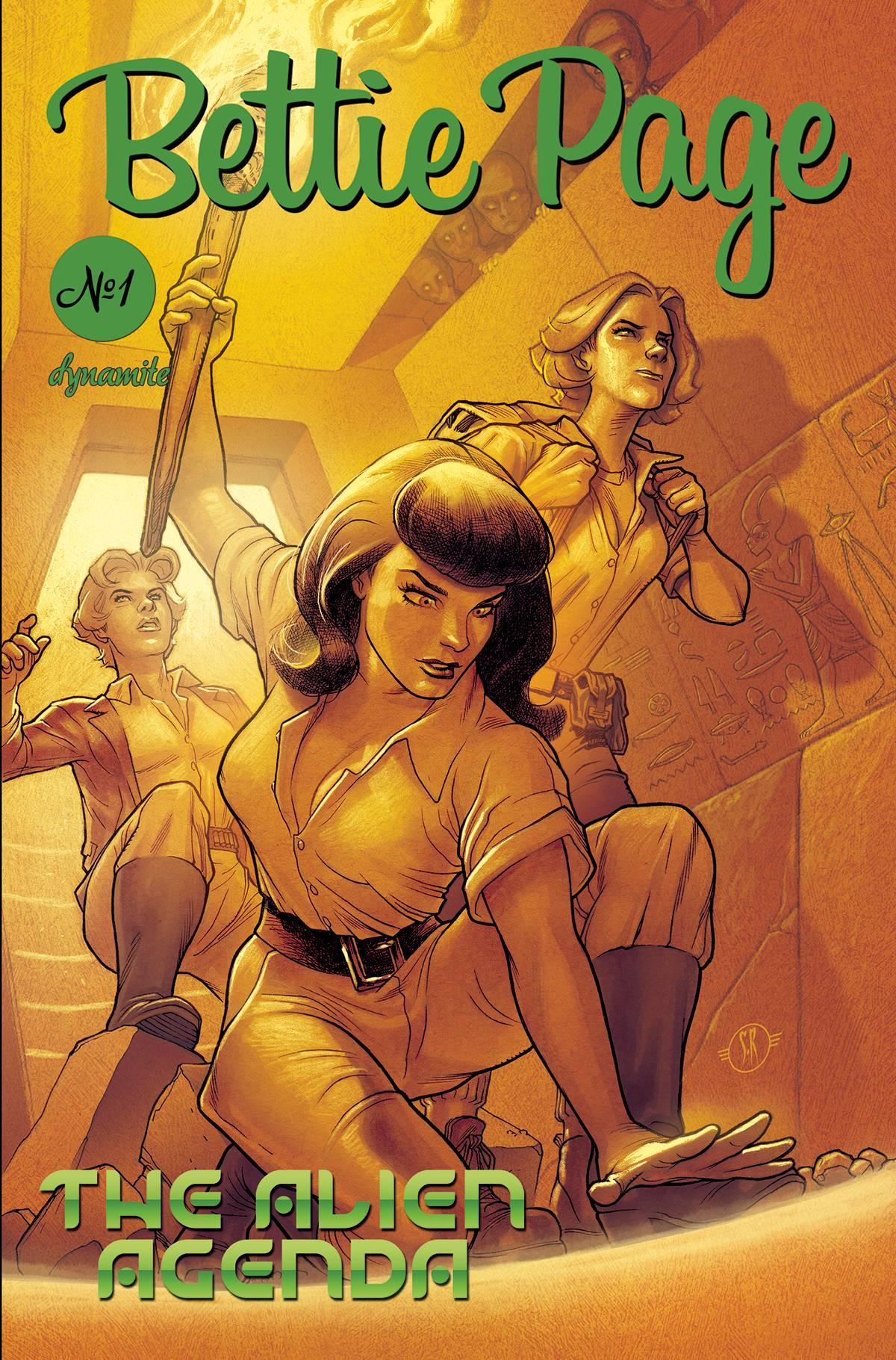 BETTIE PAGE ALIEN AGENDA #2 CVR C ROUX - Kings Comics