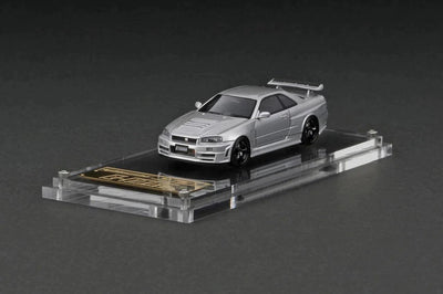 IGNITION MODEL 1/64 NISMO R34 GTR Z-TUNE SILVER