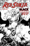 RED SONJA BLACK WHITE RED #1 CVR E 10 COPY INCV TAN LINE ART - Kings Comics