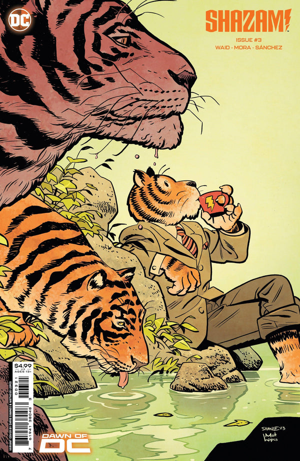 SHAZAM (2023) #3 CVR B CHRIS SAMNEE CARD STOCK VAR
