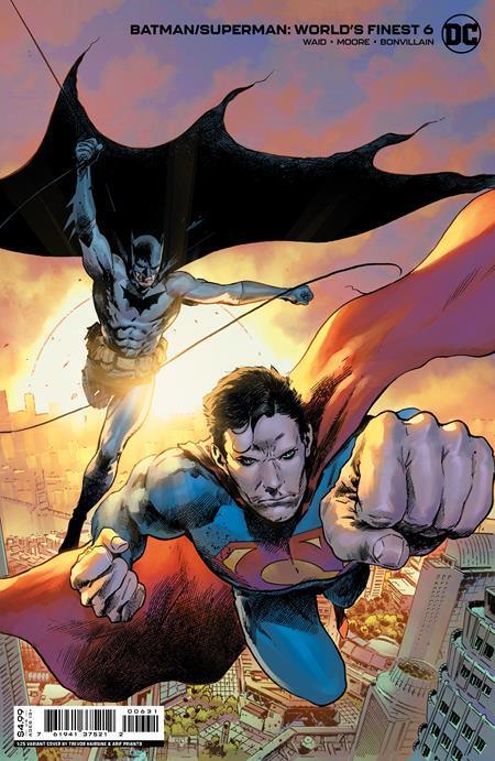 BATMAN SUPERMAN WORLDS FINEST (2022) #6 CVR D INC 1:25 TREVOR HAIRSINE CARD STOCK VAR
