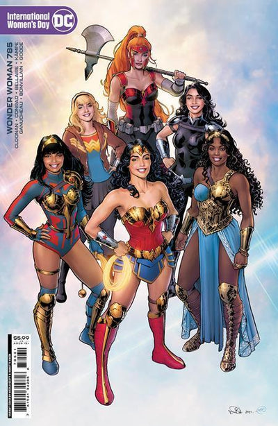 WONDER WOMAN VOL 5 #785 CVR C NICOLA SCOTT INTERNATIONAL WOMENS DAY CARD STOCK VAR (TRIAL OF THE AMAZONS)