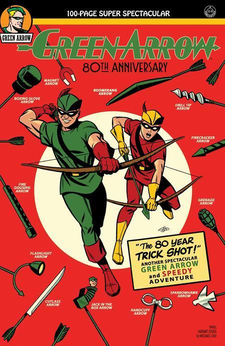 GREEN ARROW 80TH ANNIVERSARY 100-PAGE SUPER SPECTACULAR #1 CVR B MICHAEL CHO 1940S VAR - Kings Comics