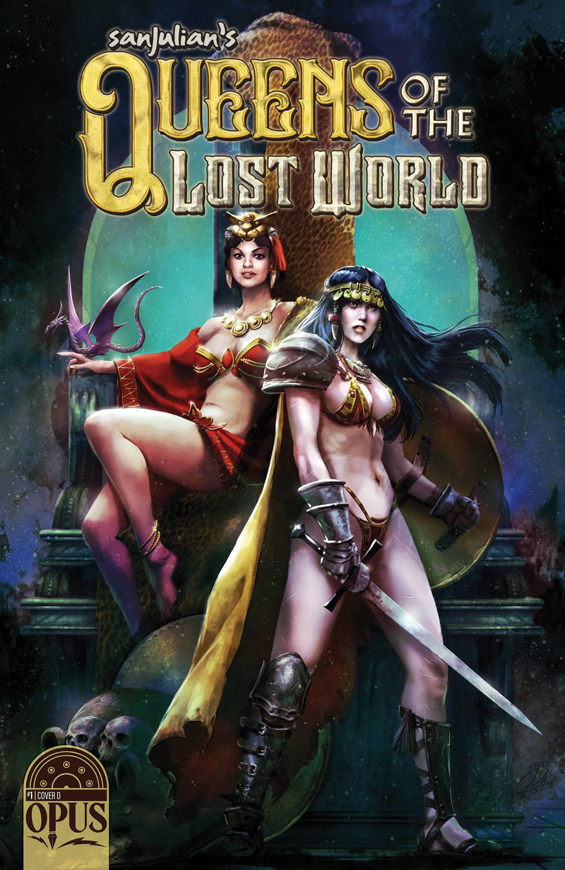 SANJULIAN QUEEN LOST WORLD (2023) #1 CVR D 10 COPY CASAS