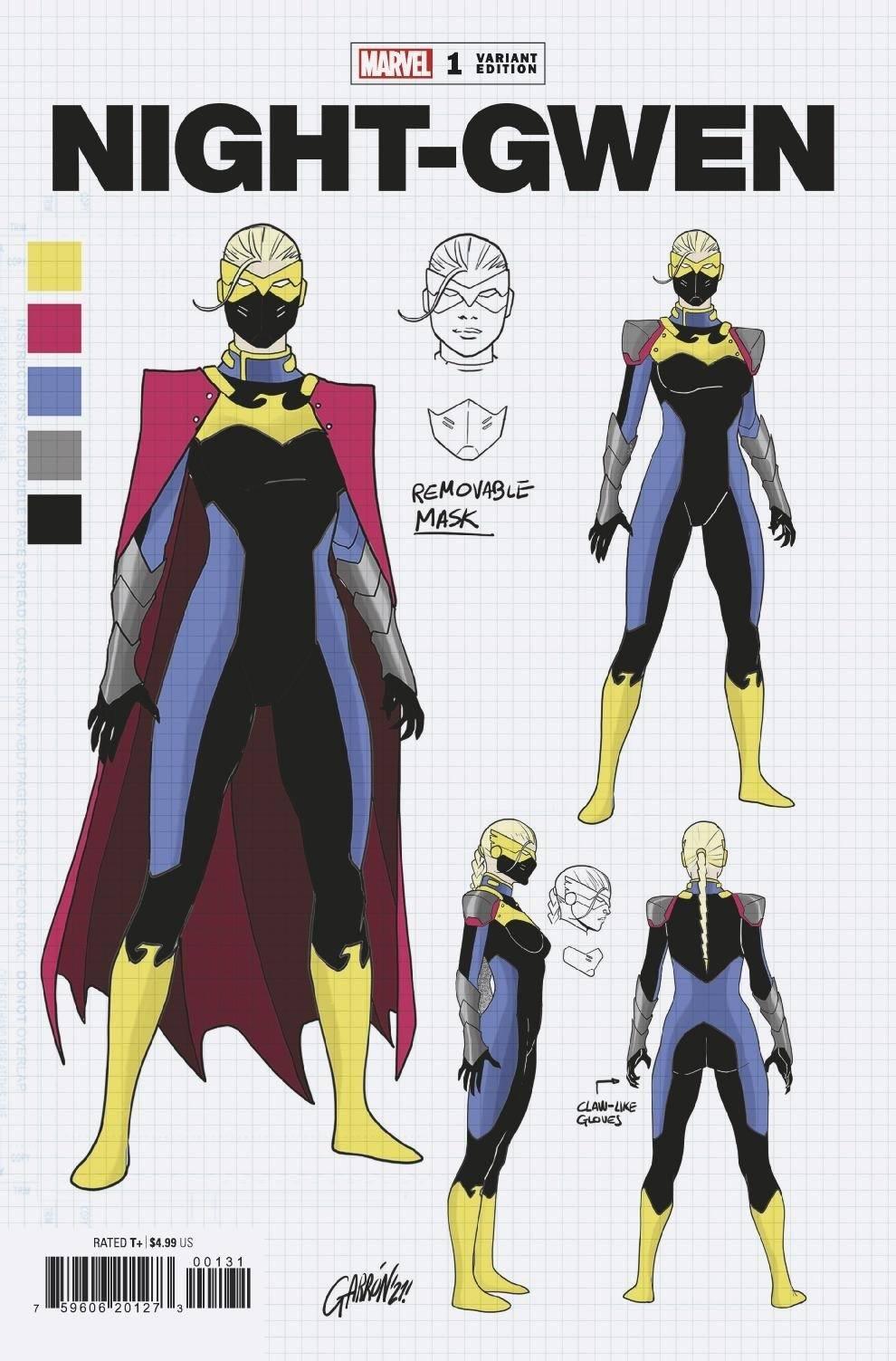 HEROES REBORN NIGHT-GWEN #1 GARRON DESIGN VAR - Kings Comics