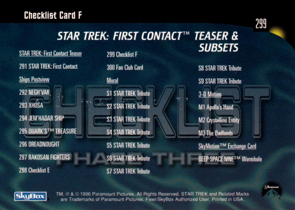 30 YEARS OF STAR TREK REFLECTIONS OF THE FUTURE PHASE TWO BASE CARD SET - Kings Comics