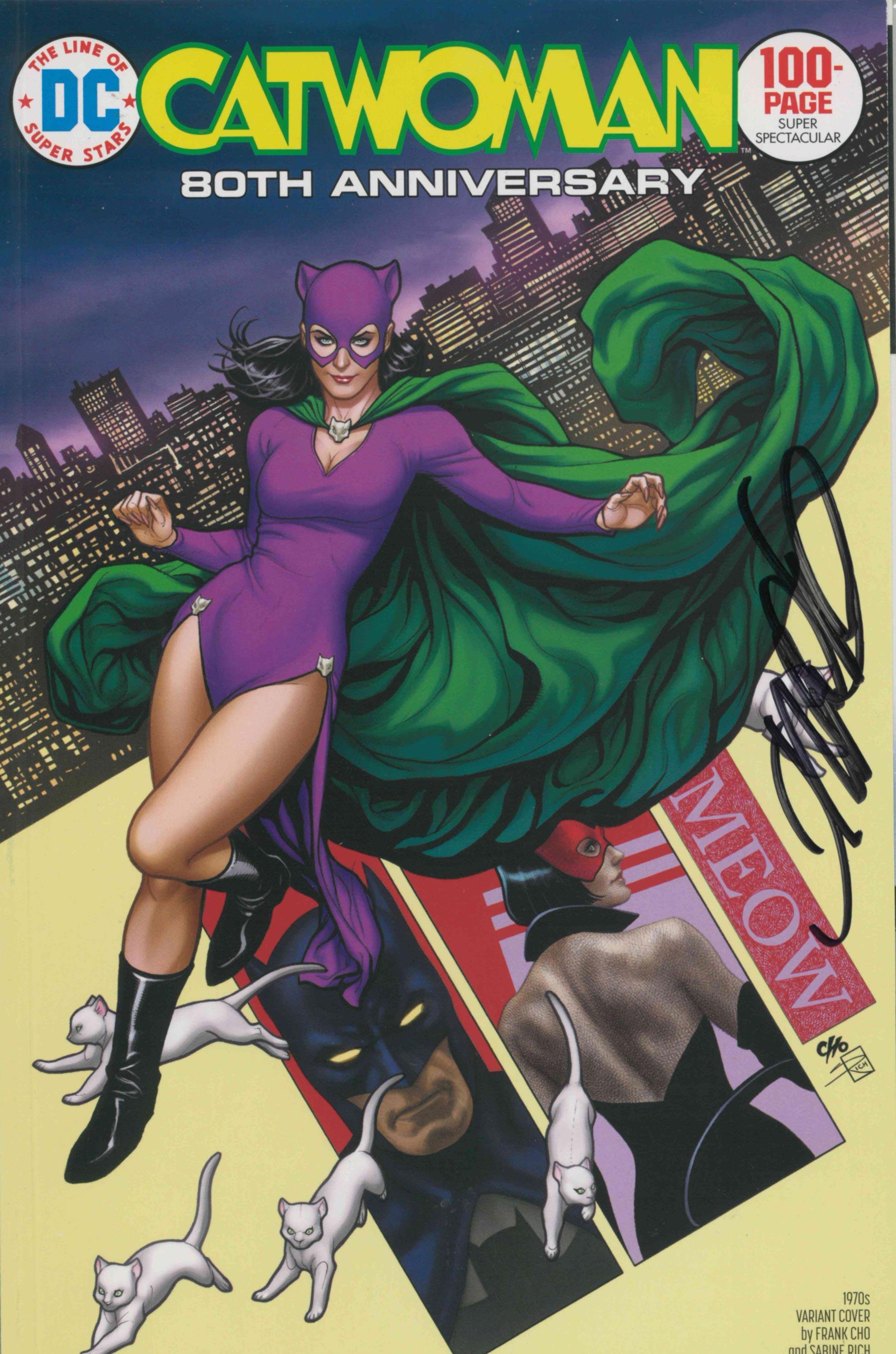 CATWOMAN 80TH ANNIV 100 PAGE SUPER SPECT #1 1970S FRANK CHO VAR ED - SIGNED BY FRANK CHO - Kings Comics