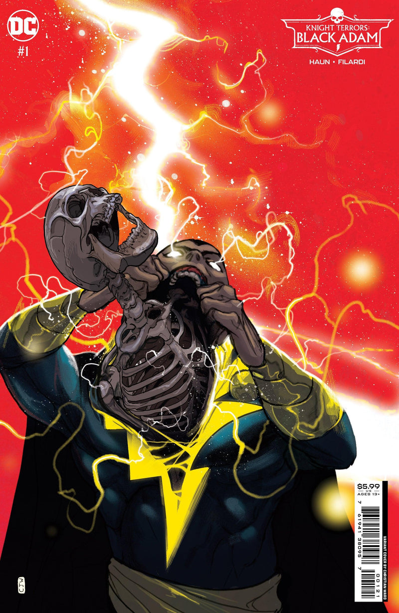 KNIGHT TERRORS BLACK ADAM (2023) #1 CVR B CHRISTIAN WARD CARD STOCK VAR