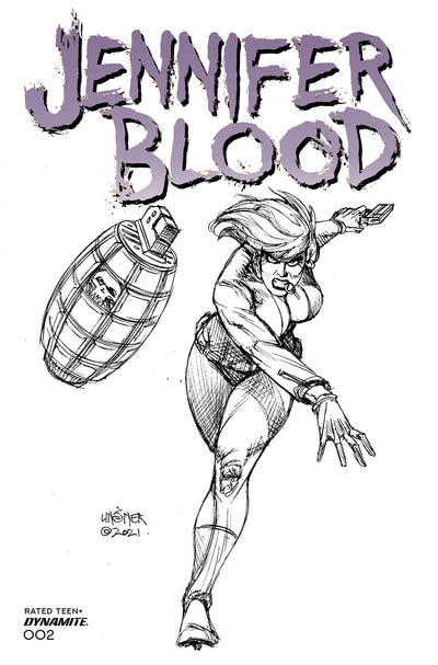 JENNIFER BLOOD VOL 2 #2 CVR G 15 COPY INCV LINSNER B&W